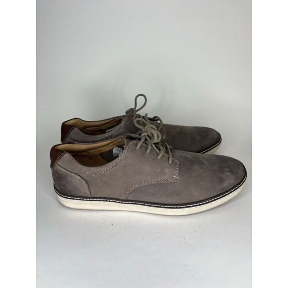 johnston and murphy mens shoes Lace Up Size 12M Brown Leather - Picture 1 of 13